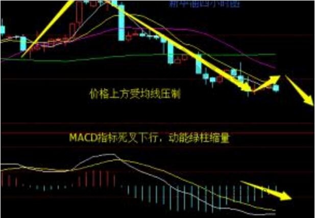 macd指標(biāo)死叉見頂