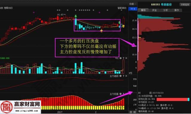 粵泰股份的籌碼圖三